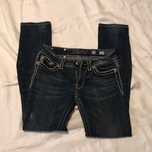 Miss Me Skinny Cut Blue Jeans